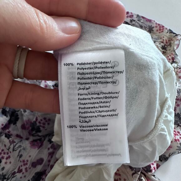 MAYORAL IVORY FLORAL CHIFFON DRESS - Picture 9 of 9